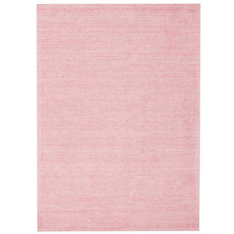Londrina Rose Pink Modern Cut Loop Pile Rayon Cotton Rug - Rugs Of Beauty - 1