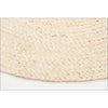 Onega Hand Woven Natural Jute Round Bleached Rug - Rugs Of Beauty - 3