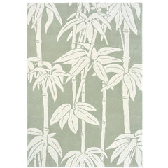 Florence Broadhurst Japanese Bamboo Jade 039507 Designer Wool Rug - Rugs Of Beauty - 1