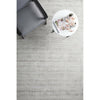 Caen 704 Silver Grey Ivory Modern Hand Loomed Viscose Rug - Rugs Of Beauty - 2