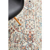 Salerno 1630 Silver Grey Multi Colour Transitional Medallion Patterned Rug - Rugs Of Beauty - 5