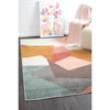 Lima Blush Abstract Geometric Patterned Modern Rug - Rugs Of Beauty - 2