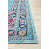Menhit Blue Multi Coloured Transitional Patterned Rug - Rugs Of Beauty - 8