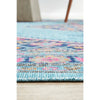 Menhit Blue Multi Coloured Transitional Patterned Rug - Rugs Of Beauty - 6