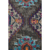 Menhit Grey Multi Coloured Transitional Patterned Runner Rug - Rugs Of Beauty - 6