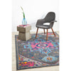 Menhit Grey Multi Coloured Transitional Patterned Rug - Rugs Of Beauty - 4