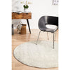 Palermo Transitional Silver Grey Round Designer Rug - Rugs Of Beauty - 4