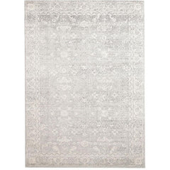 Palermo Transitional Silver Grey Designer Rug - Rugs Of Beauty - 1