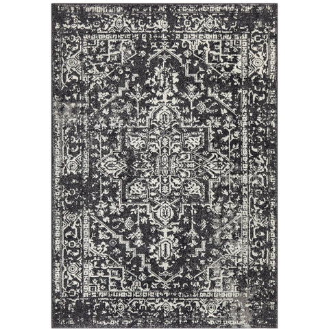 Provo Transitional Charcoal Designer Rug - Rugs Of Beauty - 1