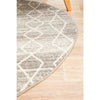 Amirtha Transitional Grey Patterned Round Designer Rug - Rugs Of Beauty - 6