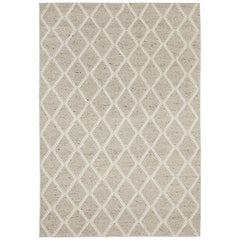Kalix Natural Hand Loomed Modern Wool Polyester Rug - Rugs Of Beauty - 1