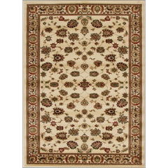 Lafia 752 Ivory Traditional Floral Pattern Rug - Rugs Of Beauty - 1