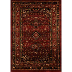 Lafia 754 Red Traditional Floral Pattern Rug - Rugs Of Beauty - 1