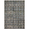 Amunet Blue Aqua Taupe Multi Coloured Faded Transitional Patterned Rug - Rugs Of Beauty - 1