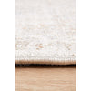 Bergen 1433 Silver Grey Soft Blue Warm Peach Transitional Medallion Patterned Runner Rug - Rugs Of Beauty - 8