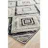 Dellinger 246 Black Beige Grey Modern Diamond Patterned Abstract Rug - Rugs Of Beauty - 3