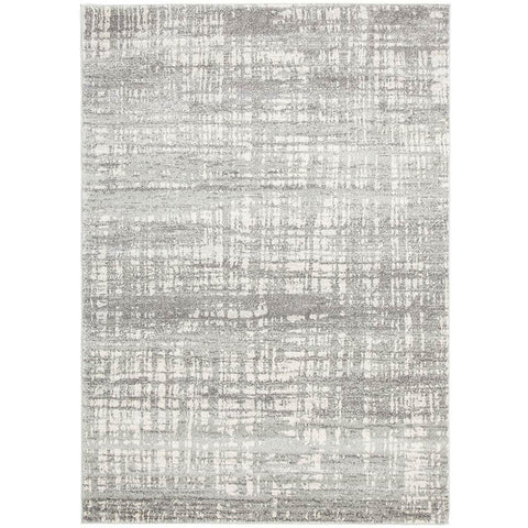 Manisa 754 Silver Grey Abstract Patterned Modern Designer Rug - Rugs Of Beauty - 1