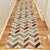 Corby 1362 Multi Colour Modern Zig Zag Patterned Rug - Rugs Of Beauty - 8
