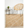 Burleigh 1222 Trellis Patterned White Natural Jute Rug - Rugs Of Beauty - 2