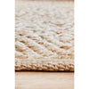Burleigh 1221 Diamond Patterned White Natural Jute Rug - Rugs Of Beauty - 8