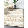Caliente 320 Rust Bone Multi Coloured Diamond Patterned Traditional Rug - Rugs Of Beauty - 12