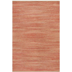 Haba 755 Coral Natural Modern Jute Cotton Rug - Rugs Of Beauty - 1