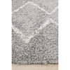 Zaria 151 Silver Grey Moroccan Inspired Modern Shaggy Rug - Rugs Of Beauty - 5