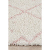 Zaria 154 Pink Moroccan Inspired Modern Shaggy Rug - Rugs Of Beauty - 5