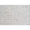 Hand Woven Felted Wool Braided Rug - Link1003 - Ivory White - Rugs Of Beauty