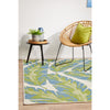 Coogee 4451 Green Blue Leaves Indoor Outdoor Modern Rug - Rugs Of Beauty - 2
