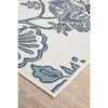 Coogee 4456 White Blue Hummingbirds Floral Indoor Outdoor Modern Rug - Rugs Of Beauty - 6