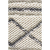 Avesta 1763 Beige Grey Patterned Modern Scandinavian Wool Viscose Rug - Rugs Of Beauty - 6