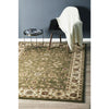 Charook 2376 Green Traditional Pattern Ivory Border Rug - Rugs Of Beauty - 2