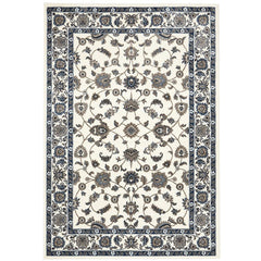 Charook 2376 White Traditional Pattern White Border Rug - Rugs Of Beauty - 1