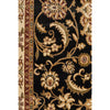 Charook 2375 Black Traditional Pattern Ivory Border Rug - Rugs Of Beauty - 6