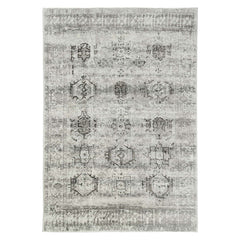 Luxor 2323 Brown Tribal Machine Washable Rug - Rugs Of Beauty - 1