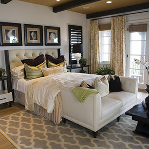 Main Bedroom Rug Placement Ideas