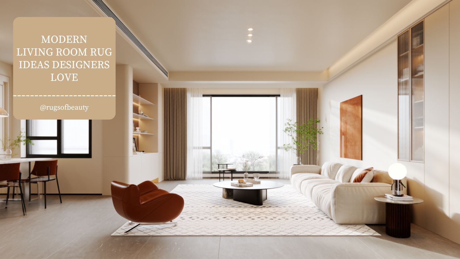 Modern Living Room Rug Ideas Designers Love