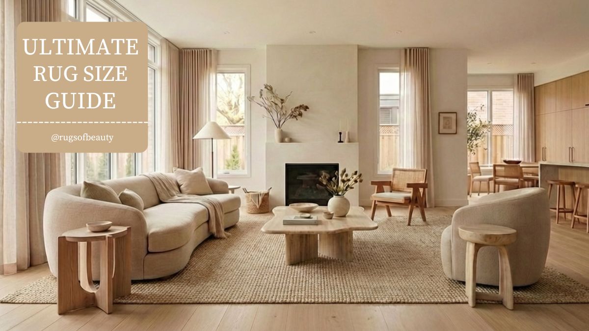 The ultimate rug size guide for every room