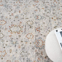 Close-up of a patterned rug