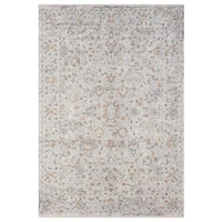 Floral patterned rug with a mix of colours