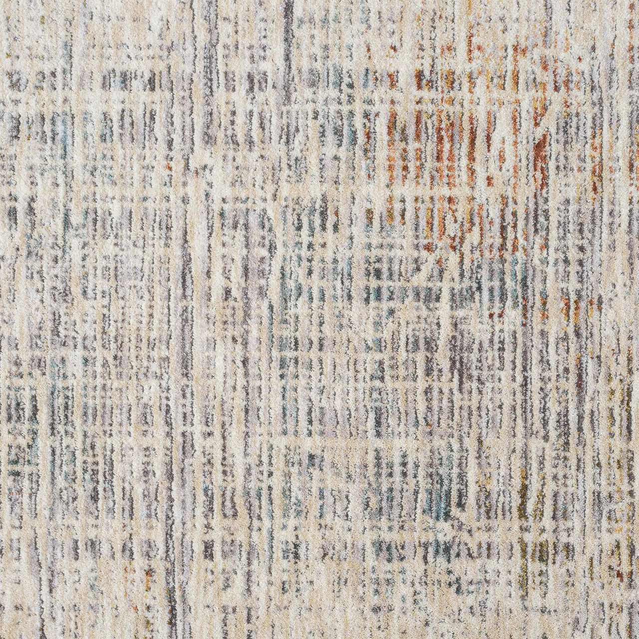 Textured rug pattern with neutral colors