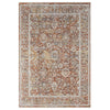 Decorative rug with intricate pattern.