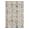 Modern neutral-toned rug with subtle vertical stripe pattern in light beige, gray, and cream colors.