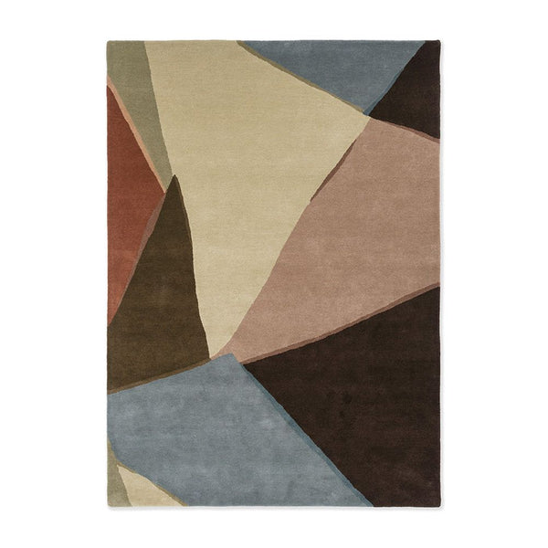 Harlequin Sumi Reflect Cornflour / Spice 143705 Designer Wool Rug