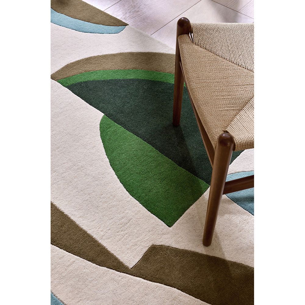 Harlequin Torillo Emerald / Azul 143907 Designer Wool Rug - 3