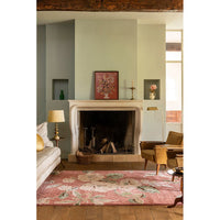 Laura Ashley Aylworth Trail Terracotta Orange 078603 Designer Wool Viscose Rug - 2