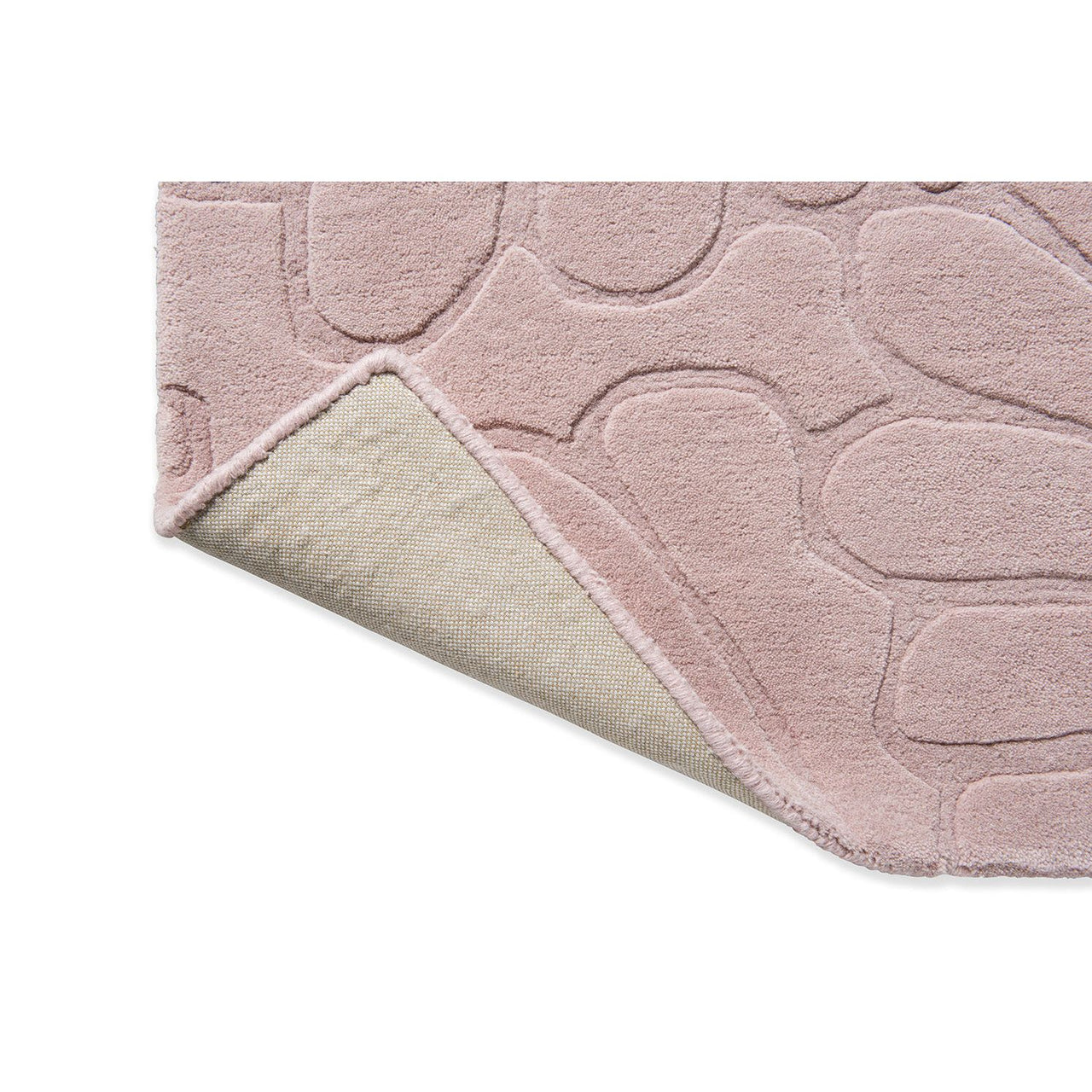 Laura Ashley Coleby Petals Chalk Pink 078802 Designer Wool Rug - 8