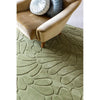Laura Ashley Coleby Petals Hedgerow Green 078807 Designer Wool Rug