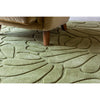Laura Ashley Coleby Petals Hedgerow Green 078807 Designer Wool Rug